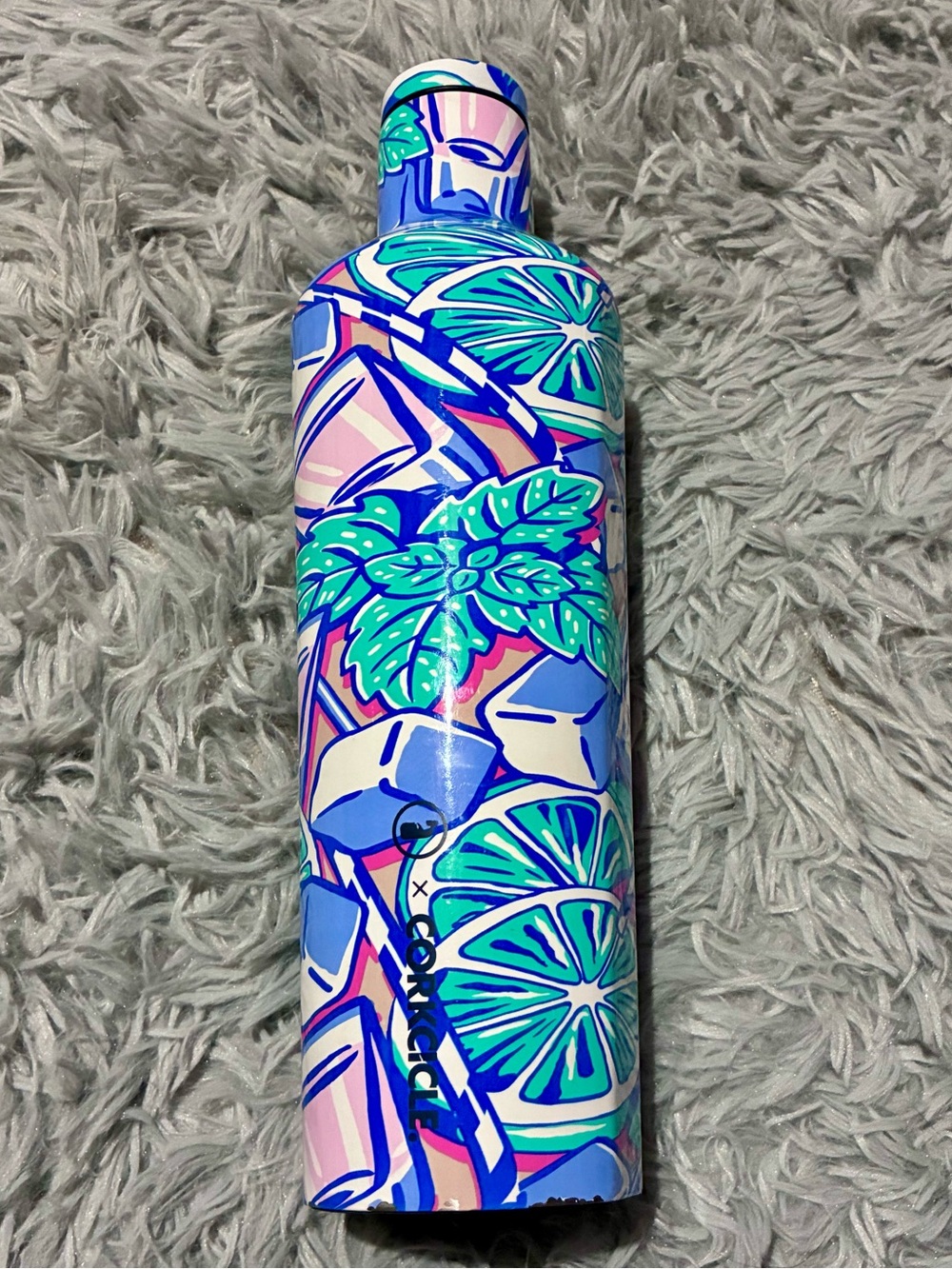 Corkcicle x Vineyard Vines 25 oz Canteen mint julep Stainless Steel travel mug
